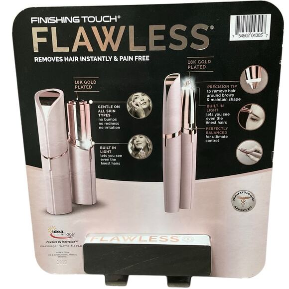 Finishing Touch Flawless Women's Painless Hair Remover Compact Hair Razor NEW - Picture 2 of 3
